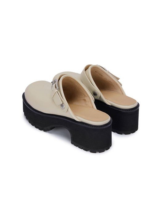 70S CLOGS_ivory plain