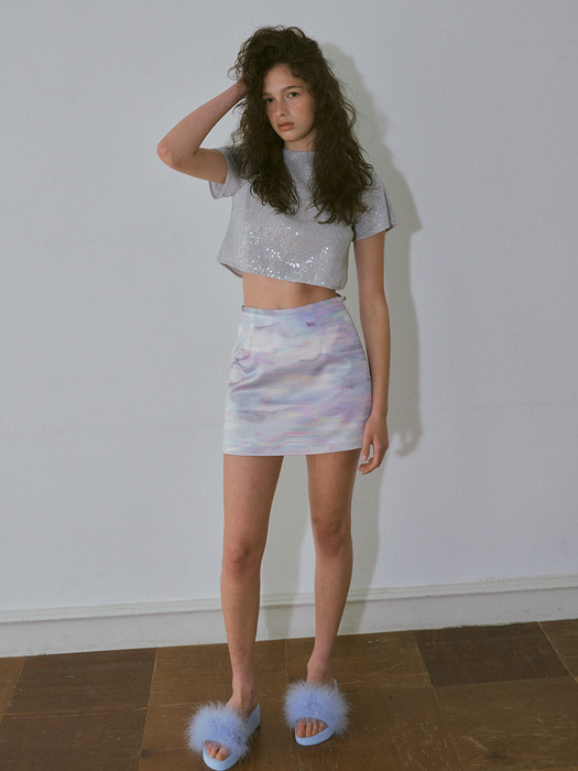 aurora glossy skirt