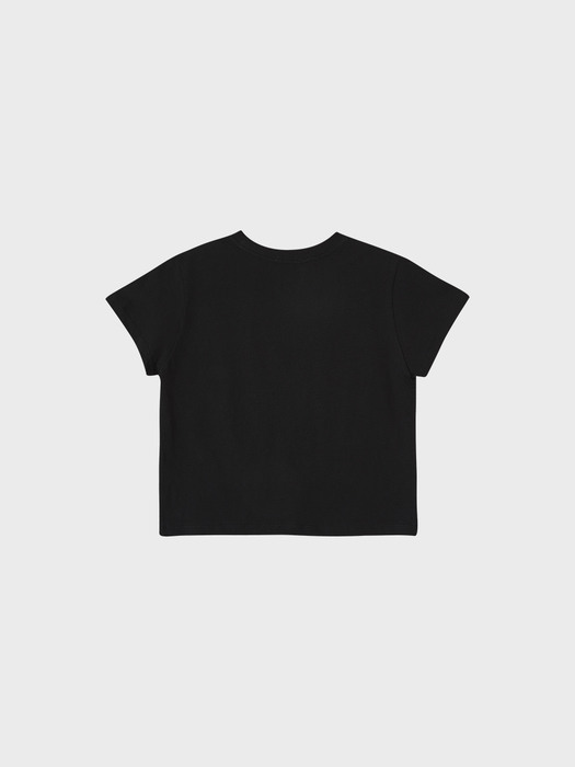 essential crop t-shirt_black