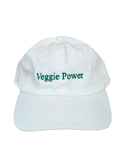 VEGGIE POWER BALL CAP IN WHITE