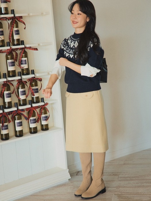 SAM Riding flat long boots - 4color 3.5cm 베이직 가죽 라이딩부츠