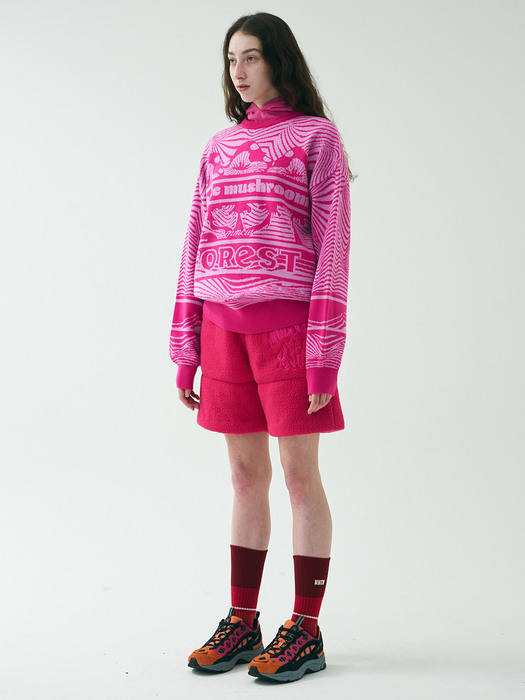 PSYCHE KNIT PULLOVER/PINK 