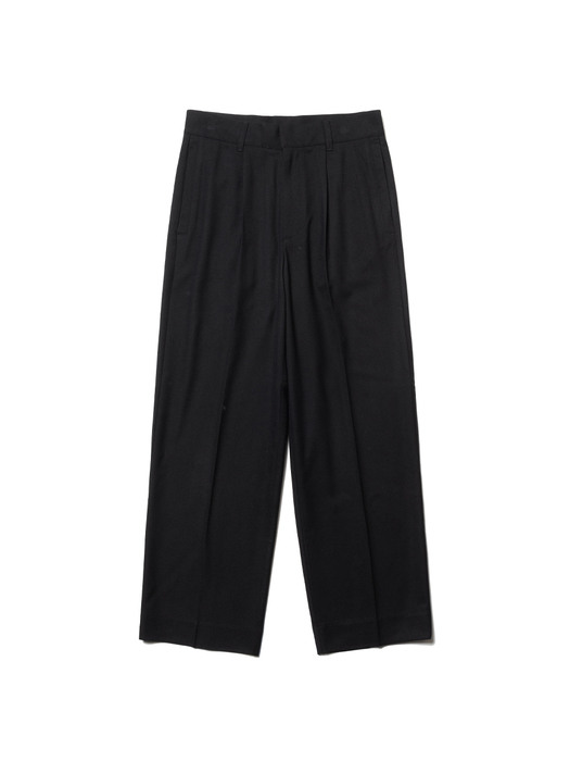 Wool Slacks Black