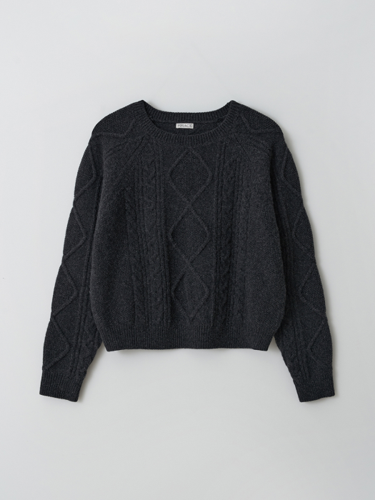 Cozy Twisted Sweater_Charcoal