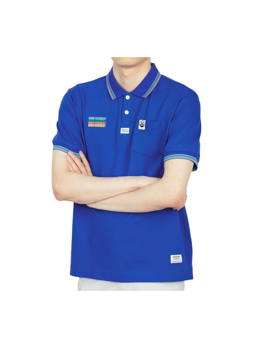 HORN GARMENT 혼가먼트 골프웨어 남성 반팔티셔츠 HCM 2A AP02 BLUE