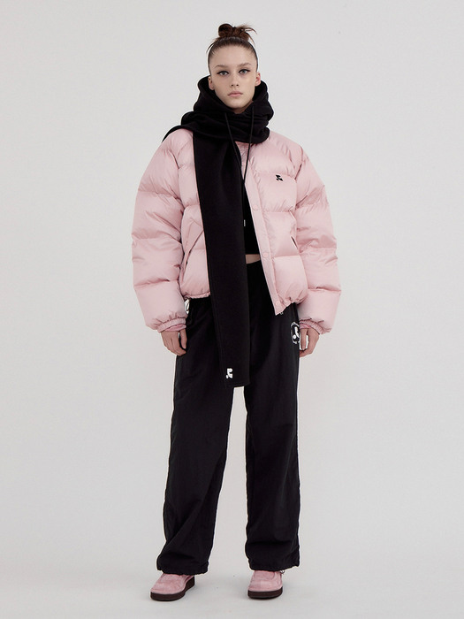 [단독] RR LOGO DOWN JACKET - PINK