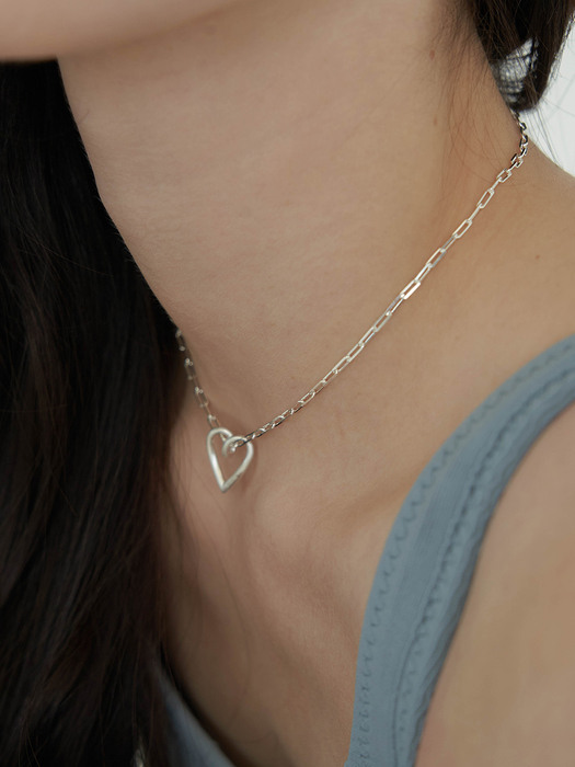 heart chain necklace