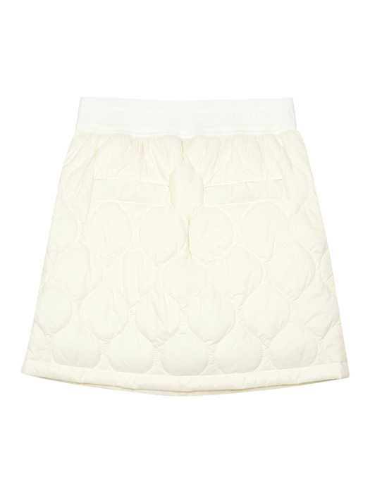 QUILTING SKIRT IVORY