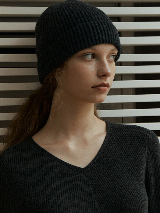 GEELONG WOOL WHOLEGARMENT KNIT BEANIE