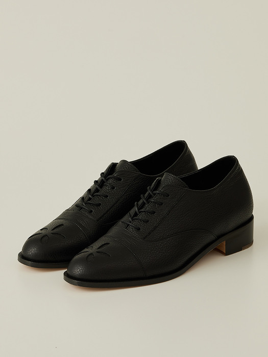 Molly signature oxford shoes_Charcoal