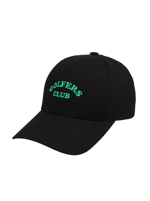 golfers club ball cap(unisex)_black