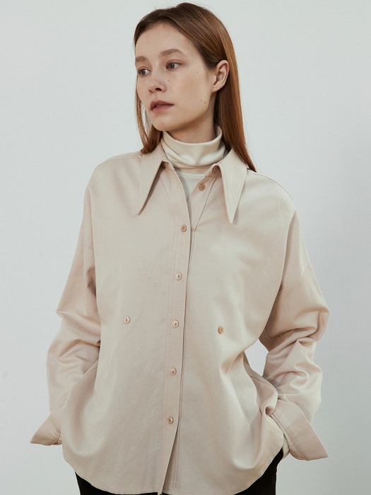 amr1498 two-way shirt (ivory)