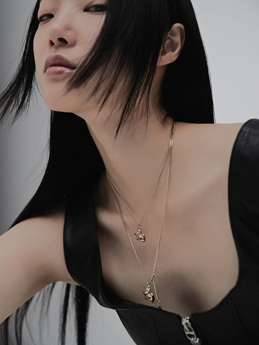 #182  Angle Harmony Two-way Necklace (2 Color)