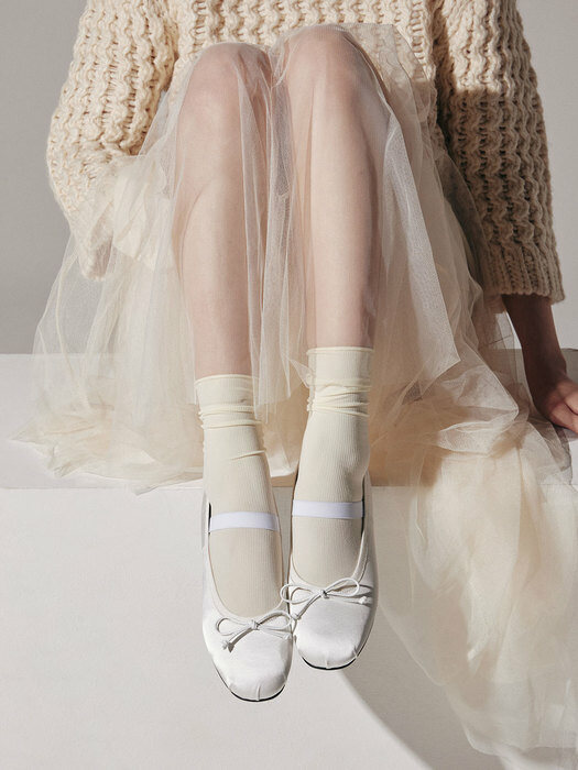 [단독]Ballerina Flat Shoes_ADS411(새틴ver)(5컬러)