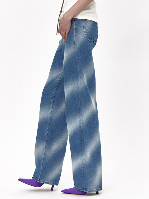 Air Brushed Jeans Blue