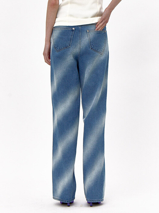 Air Brushed Jeans Blue
