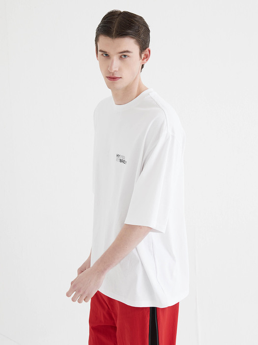 [UNISEX] Fire Printed Tshirt White