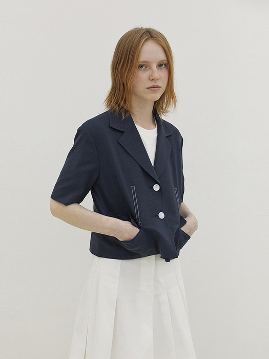 Tailored 2-Button Jacket_NAVY