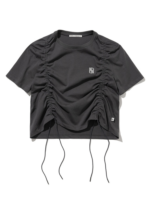 Classic Symbol String Short Sleeve [CHARCOAL]