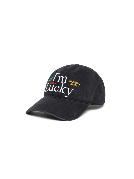 Im Lucky BALL CAP (BLACK)