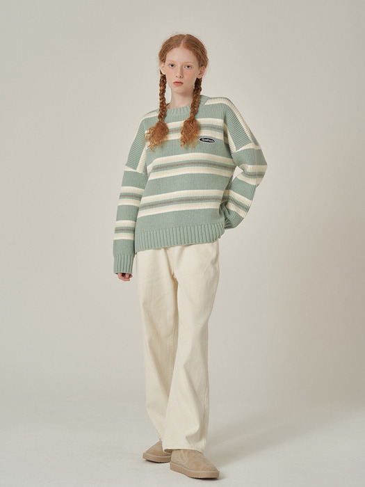 Stripe Wool Knit_Mint