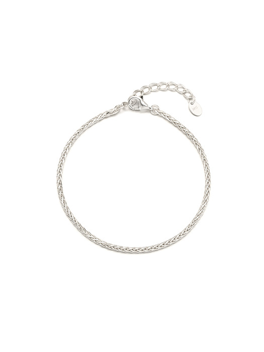 [silver925]twist rope bracelet
