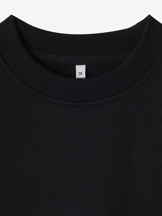 오버핏 클래식 스웨트 셔츠 (블랙)