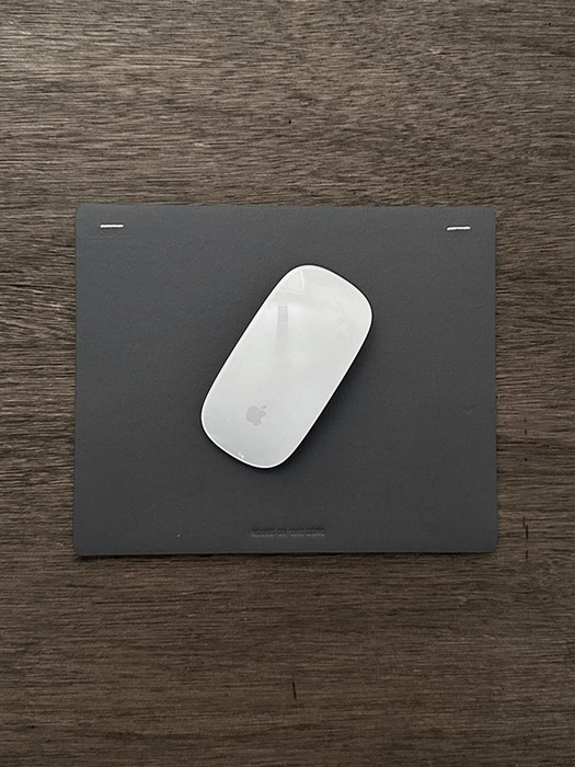 Eco leather mouse pad, dark gray