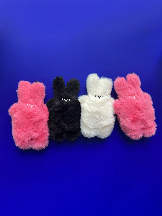 Key ring : happy bunny (3 colors )