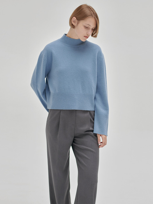 23WN half-neck basic pullover [5colors]