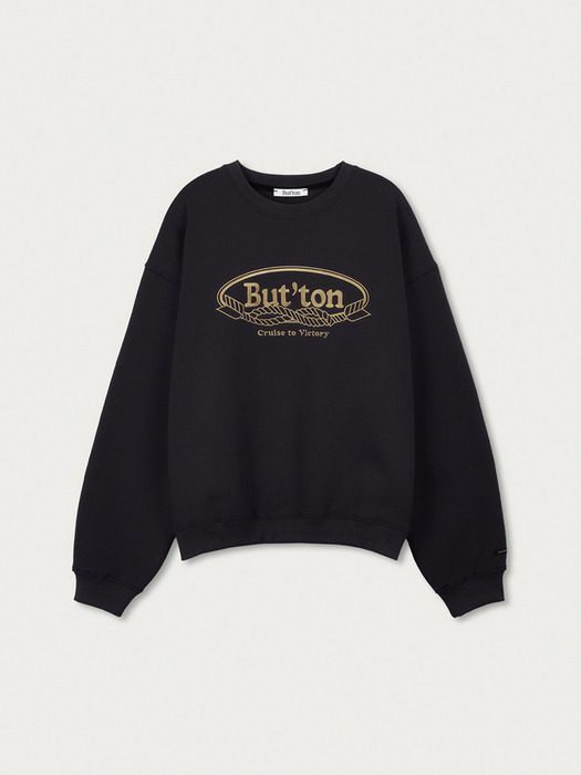 Button Logo Sweatshirt Charcoal