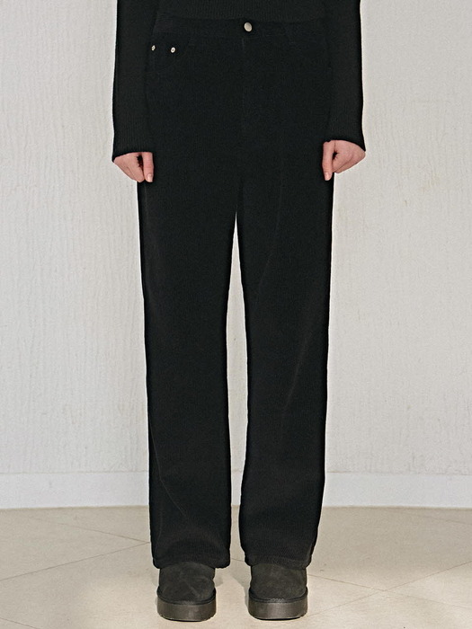 MODERN CORDUROY PANTS_BLACK