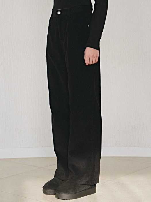 MODERN CORDUROY PANTS_BLACK