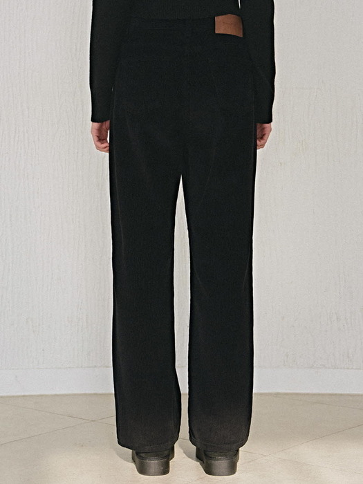 MODERN CORDUROY PANTS_BLACK