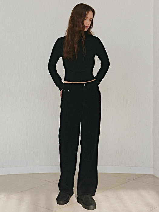 MODERN CORDUROY PANTS_BLACK