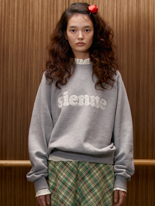 Sienne Lace Sweatshirts (Melange Gray)