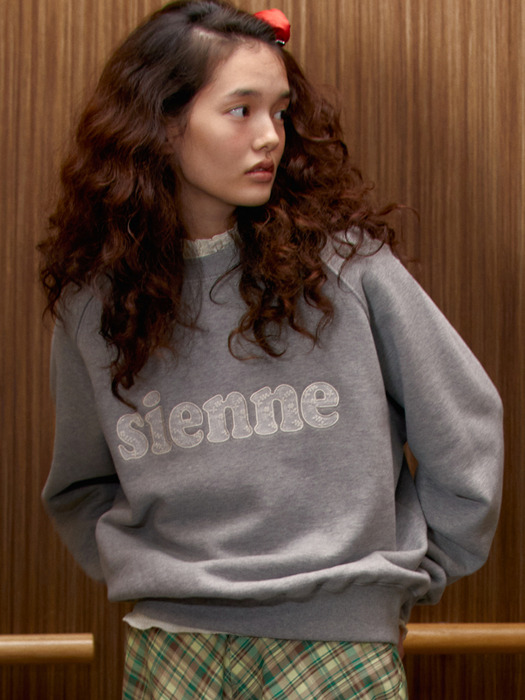 [10차] Sienne Lace Sweatshirts (Melange Gray)