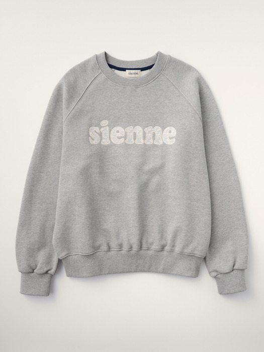 [10차] Sienne Lace Sweatshirts (Melange Gray)