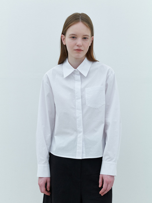 cotton shirts-white