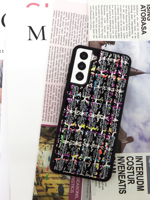 TEXTILE PHONE CASE [BLACK]