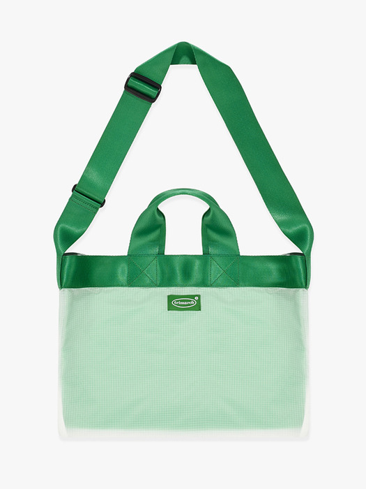 Tri Sheer Layered cross bag Green