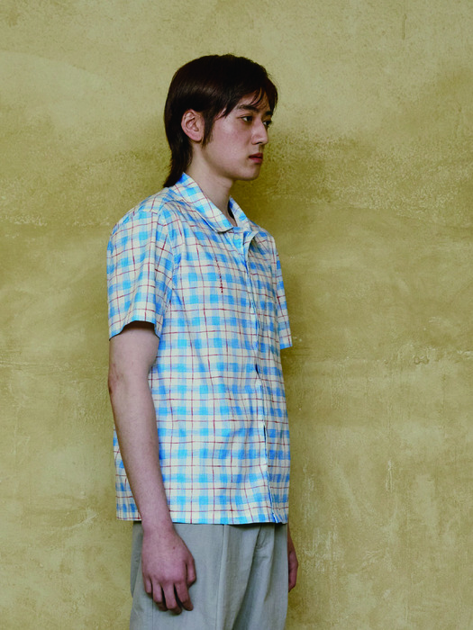 SUNSET COLLAR SHIRT_BLUE