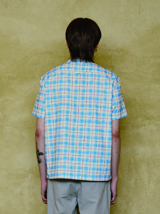 SUNSET COLLAR SHIRT_BLUE