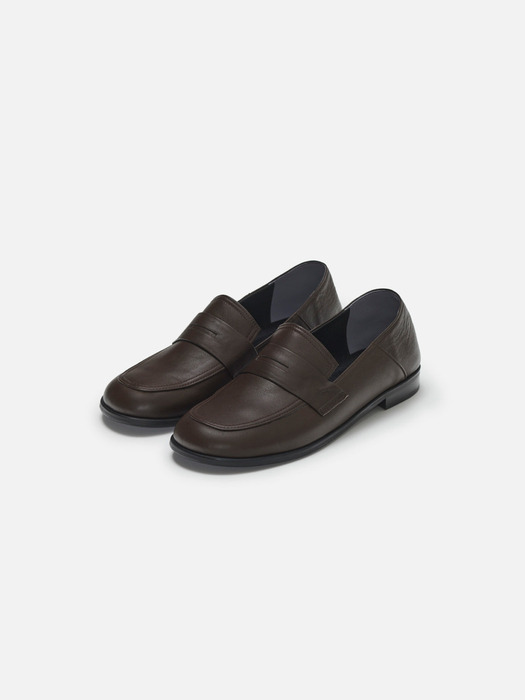 Ronald penny loafer Umber