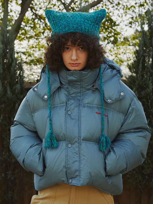 Duck Down Puffer Jacket (Grey)