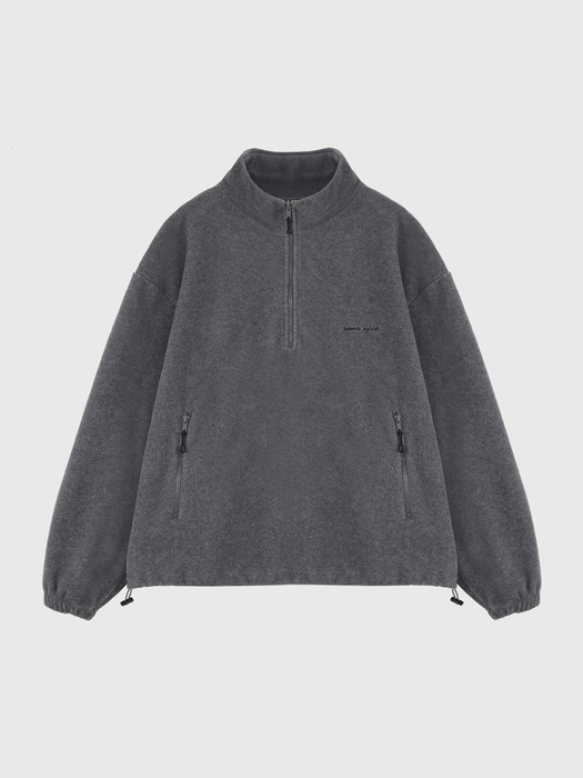 Polar Fleece Half Zip-up Sweatshirt_MTM