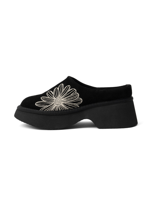 CLASSIQUE WINTER PLATFORM MULE_BLACK