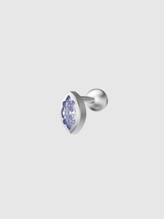 Marquise cubic piercing