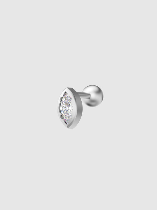 Marquise cubic piercing