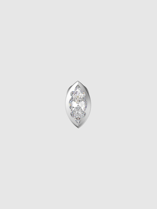 Marquise cubic piercing